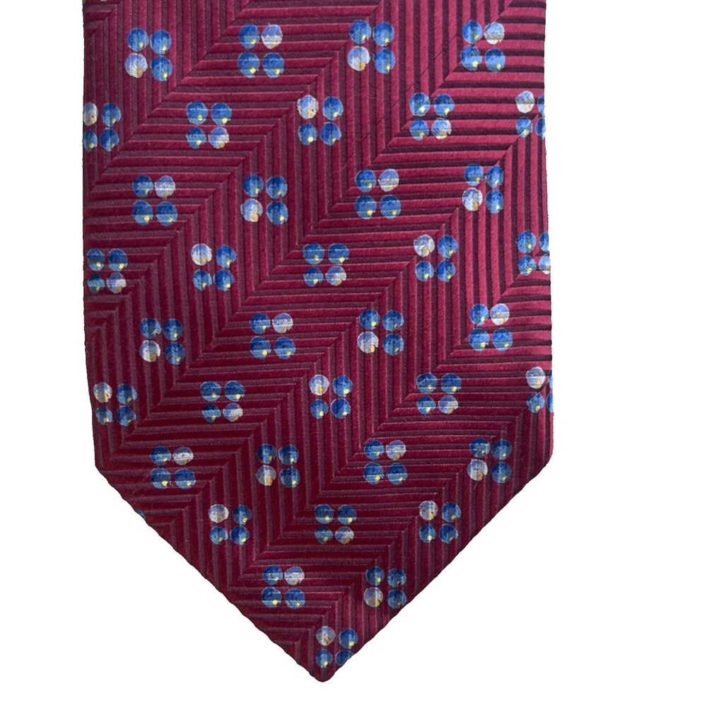 Ermenegildo Zegna Men's 100% Silk Modern Tie Made in Italy 58 in Designer